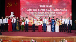 Phường Việt Hưng tổ chức thành công Chung khảo Hội thi Báo cáo viên, tuyên truyền viên giỏi năm 2026