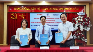 Ký kết Hợp đồng hợp tác cho vay và tín dụng đối với Dự án Đầu tư xây dựng hạ tầng kỹ thuật cụm Công nghiệp làng nghề Ngọc Mỹ - Thạch Thán