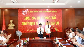 Đồng chí Lê Thanh Nam được bổ nhiệm làm Giám đốc Sở Nông nghiệp và Môi trường Hà Nội