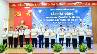 Xã Phú Nghĩa: Phát động Tháng hành động vì trẻ em năm 2026