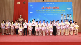 Phường Hoàng Mai phát động Tháng hành động Vì trẻ em năm 2026
