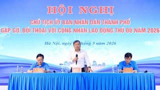 Chủ tịch Hà Nội Vũ Đại Thắng: Xây dựng chính quyền phục vụ, chăm lo tốt hơn cho người lao động