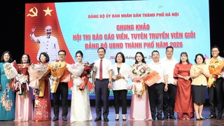 Chung khảo Hội thi Báo cáo viên, tuyên truyền viên giỏi Đảng bộ UBND Thành phố 