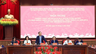 Thống nhất kế hoạch ban hành Nghị quyết của HĐND Thành phố năm 2026