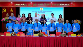 Cụm thi đua số 01 Liên đoàn Lao động Thành phố ký kết giao ước thi đua 2026