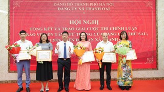 Xã Thanh Oai: Tổng kết và trao giải Cuộc thi chính luận về bảo vệ nền tảng tư tưởng của Đảng
