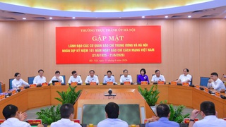 Hà Nội gặp mặt Lãnh đạo, Tổng biên tập các cơ quan báo chí nhân dịp 21/6