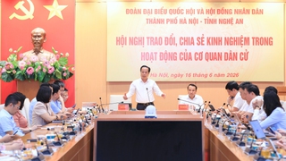 HĐND thành phố Hà Nội và HĐND tỉnh Nghệ An chia sẻ kinh nghiệm trong hoạt động của cơ quan dân cử