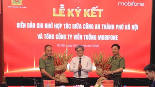 Công an Thành phố và MobiFone ký kết hợp tác toàn diện, chung tay xây dựng Thủ đô thông minh