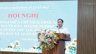 Xuân Mai: Đối thoại với người dân, doanh nghiệp về giải quyết thủ tục hành chính