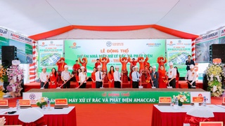 Hà Nội động thổ Nhà máy xử lý rác và phát điện AMACCAO - Thành Công