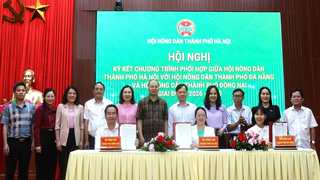 Hội Nông dân thành phố Hà Nội, Đà Nẵng và Đồng Nai ký kết phối hợp giai đoạn 2026-2030