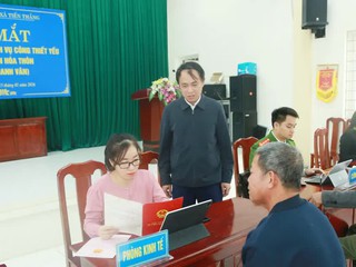 Xã Tiến Thắng - đưa dịch vụ công thiết yếu về từng thôn xóm