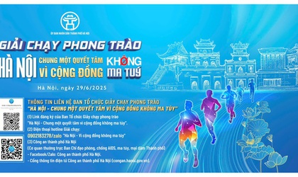 Hà Nội phát động Giải chạy vì cộng đồng không ma túy