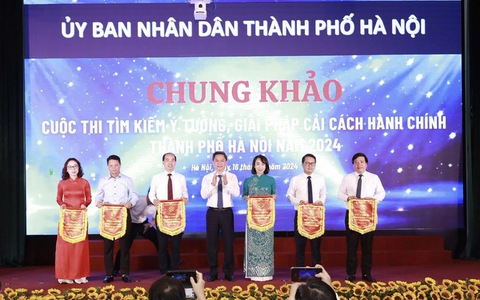 Công nhận kết quả và giải thưởng Cuộc thi Tìm kiếm ý tưởng, giải pháp Cải cách hành chính trên địa bàn thành phố năm 2024