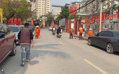 Tổng vệ sinh hạ tầng giao thông, đô thị, chỉnh trang cảnh quan môi trường phục vụ bầu cử