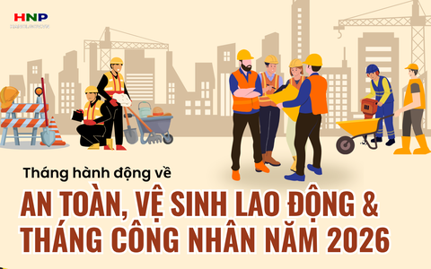 Tháng hành động về An toàn, vệ sinh lao động và Tháng Công nhân năm 2026
