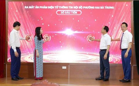 Phường Hai Bà Trưng ra mắt ấn phẩm điện tử Thông tin nội bộ