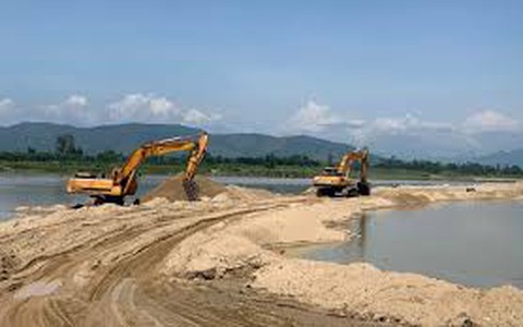Thông báo kết lựa chọn tổ chức, cá nhân được xem xét cấp giấy phép thăm dò tại khu vực mỏ cát Chu Phan – Thạch Đà, xã Yên Lãng