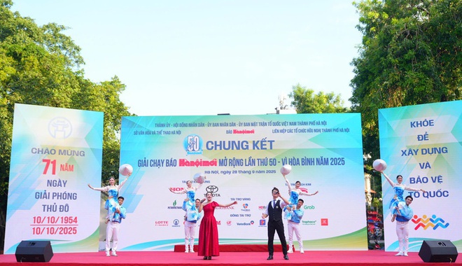Hanoimoi Newspaper Run for Peace 2025 attracts over 3,000 participants