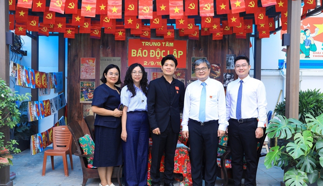 Hanoi Vice Chairman Truong Viet Dung inspects operation at Capital Press Center