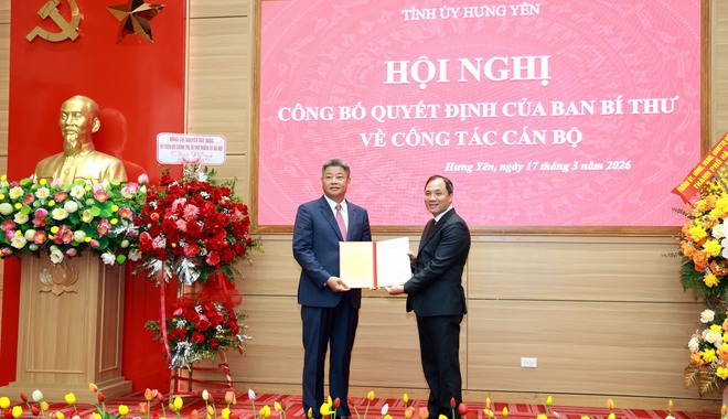 Hanoi Vice Chairman Nguyen Manh Quyen appointed Deputy Secretary of Hung Yen Provincial Party Committee