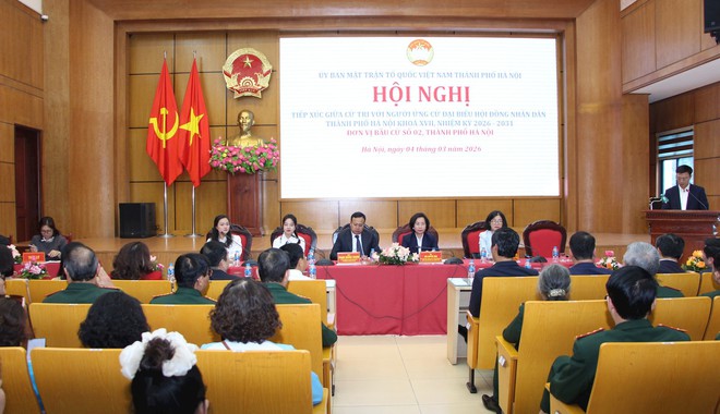 Candidates for Hanoi People's Council from Electoral Unit No. 2 campaign in three wards