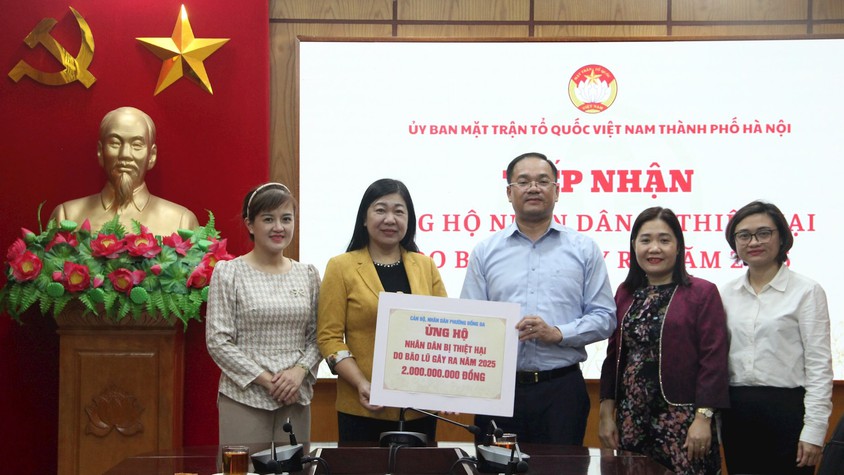 Hà Nội tiếp nhận gần 29 tỷ đồng ủng hộ nhân dân bị ảnh hưởng bão, lũ