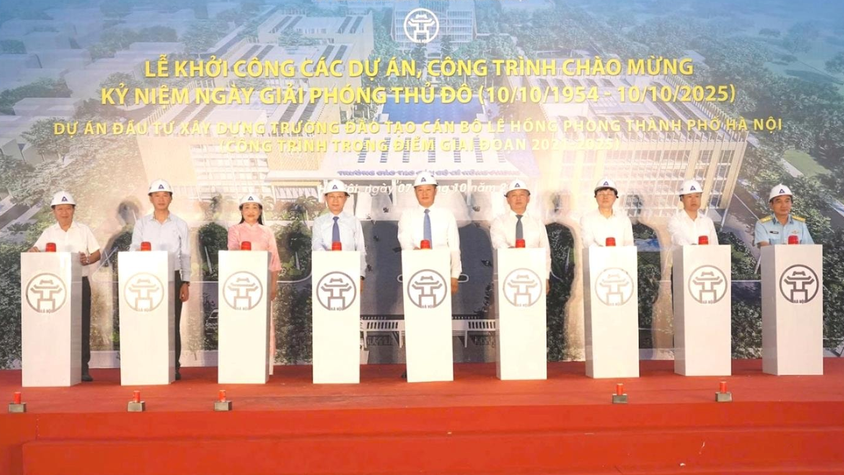 Khởi công dự án xây dựng Trường Đào tạo cán bộ Lê Hồng Phong