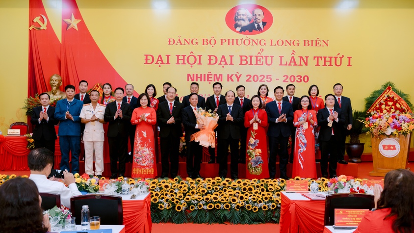 Đại hội Đảng bộ phường Long Biên lần thứ I: Quyết tâm xây dựng đô thị “Xanh - Văn minh - Hiện đại”