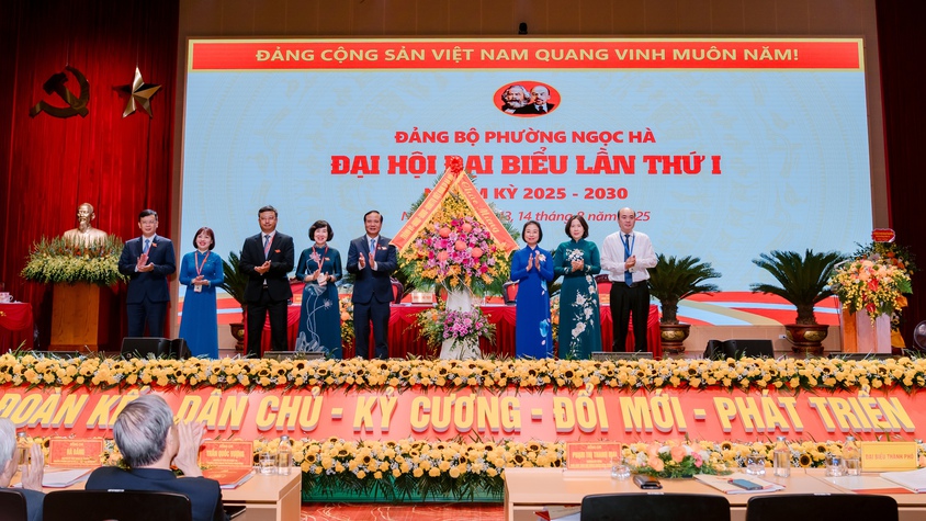 Đại hội đại biểu Đảng bộ phường Ngọc Hà nhiệm kỳ 2025-2030 thành công tốt đẹp