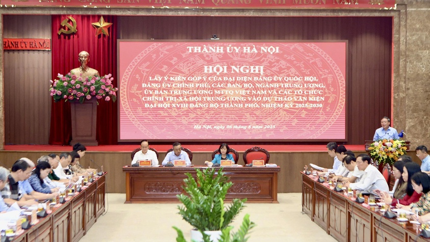 Tiếp tục tiếp thu, bổ sung Dự thảo văn kiện Đại hội Đảng bộ Thành phố đảm bảo chất lượng cao nhất