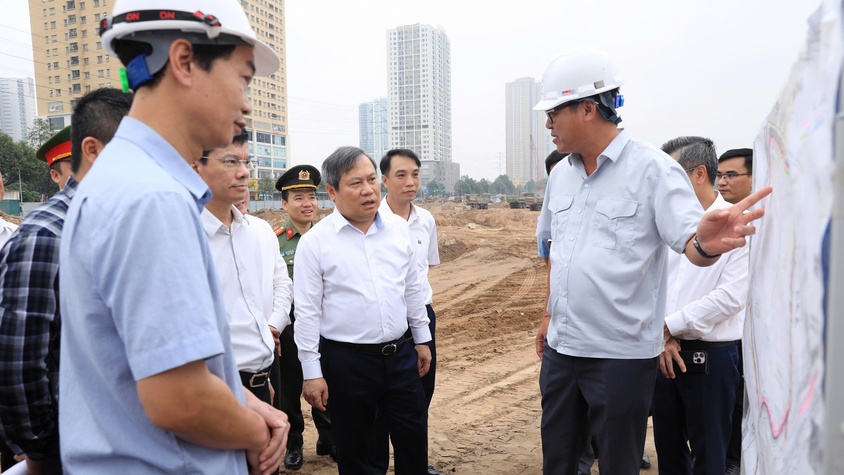 Chủ tịch UBND Thành phố Vũ Đại Thắng: Đẩy nhanh tiến độ 2 dự án khẩn cấp chống ngập, bổ cập nước sông Tô Lịch