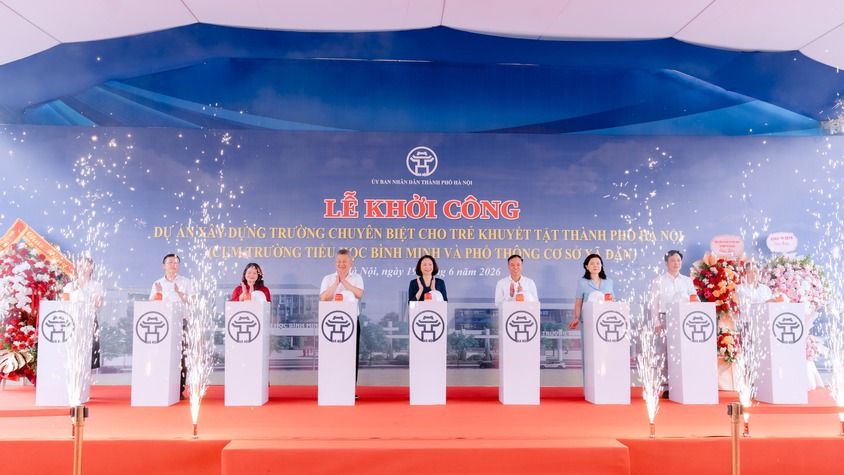 Khởi công xây dựng Trường chuyên biệt cho trẻ khuyết tật thành phố Hà Nội