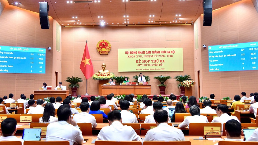 Thông qua 4 nghị quyết lĩnh vực đô thị
