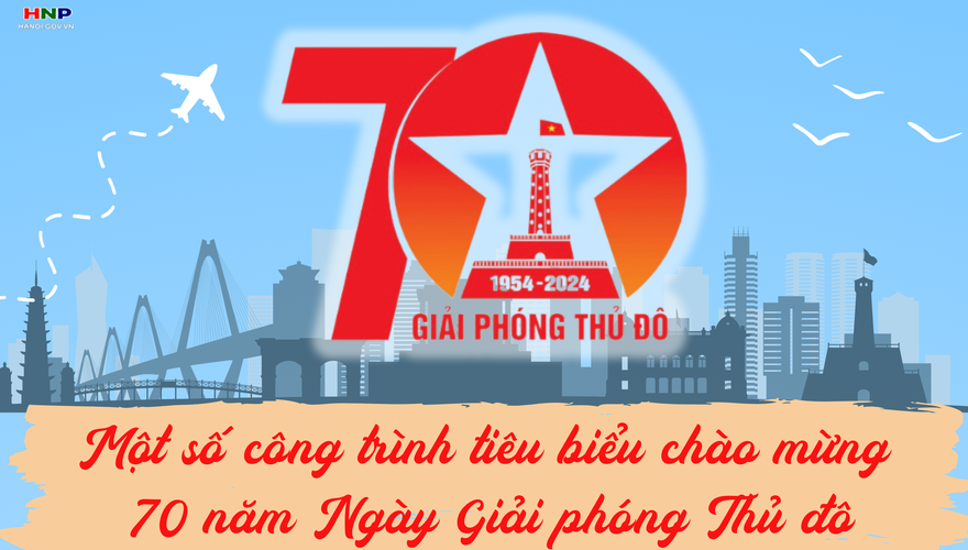 Những công trình nổi bật chào mừng 70 năm Ngày Giải phóng Thủ đô